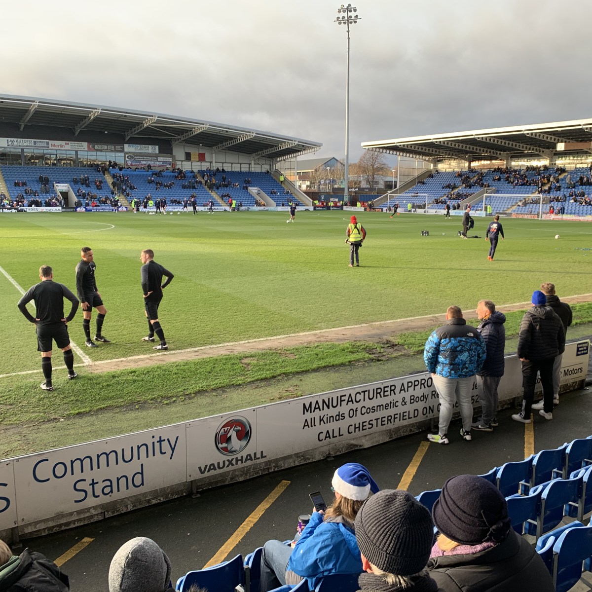 23rd December 2023 Chesterfield FC versus Aldershot&nbsp;Town.
